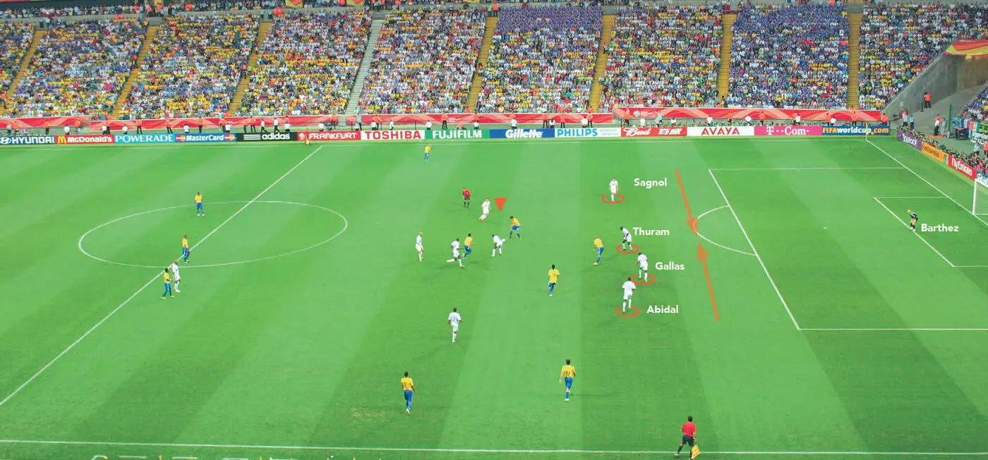 MundialAlemania 2006 PartidoFrancia vs Brasil Francia posicionada en - фото 33