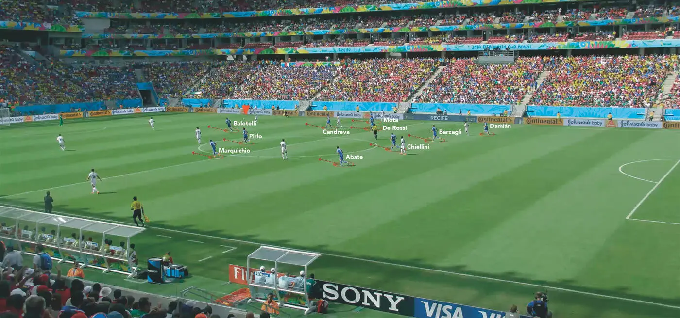 MundialBrasil 2014 PartidoItalia vs Costa Rica Italia en un accionar - фото 4