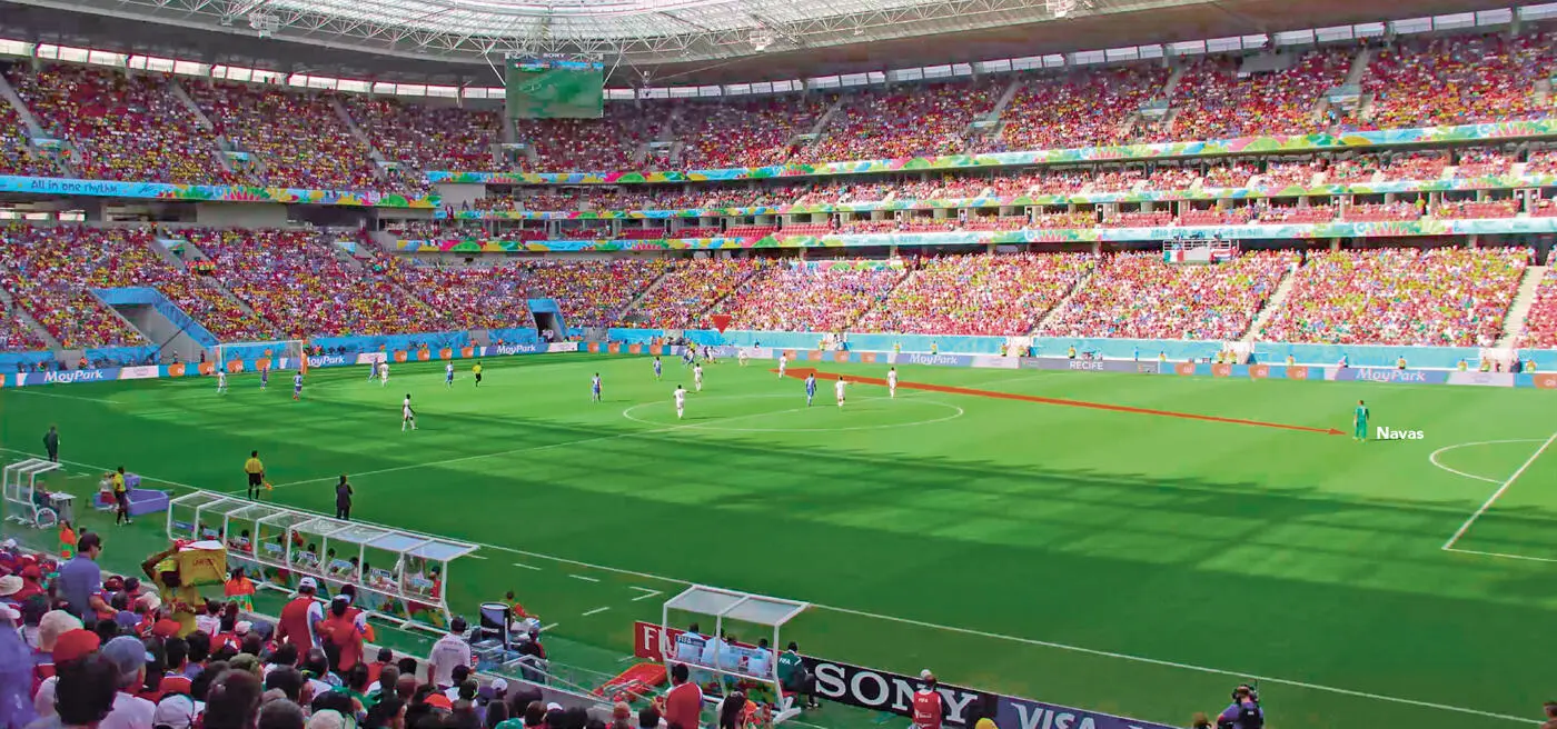 MundialBrasil 2014 PartidoCosta Rica vs Italia Costa Rica con líneas - фото 11