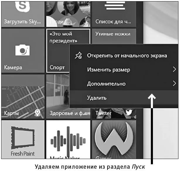 3 В открывшемся окошке найдите нужное действие Удалить 4 Наведите на - фото 69