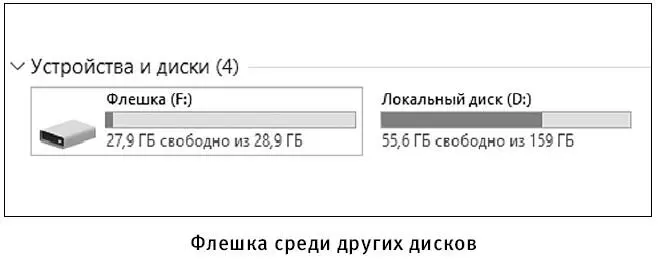 2 Дважды щелкам по иконке флешки При этом откроется ее содержимое 3 - фото 140