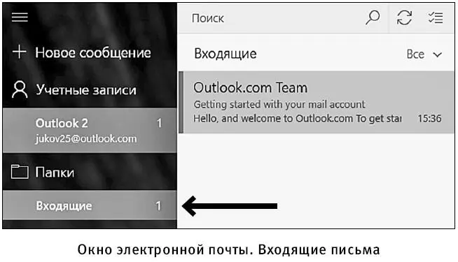 У вас пока что только одно письмо от команды разработчиков Но на его примере - фото 317