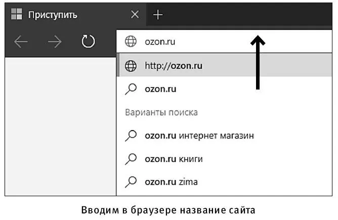 Как было уже описано выше вы можете сами набирать название сайта или выбрать - фото 395