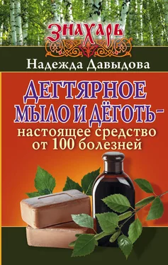 Надежда Давыдова Дегтярное мыло и деготь – настоящее средство от 100 болезней обложка книги