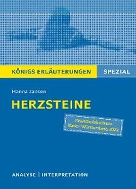 Hanna Jansen Herzsteine von Hanna Jansen. Königs Erläuterungen Spezial. обложка книги