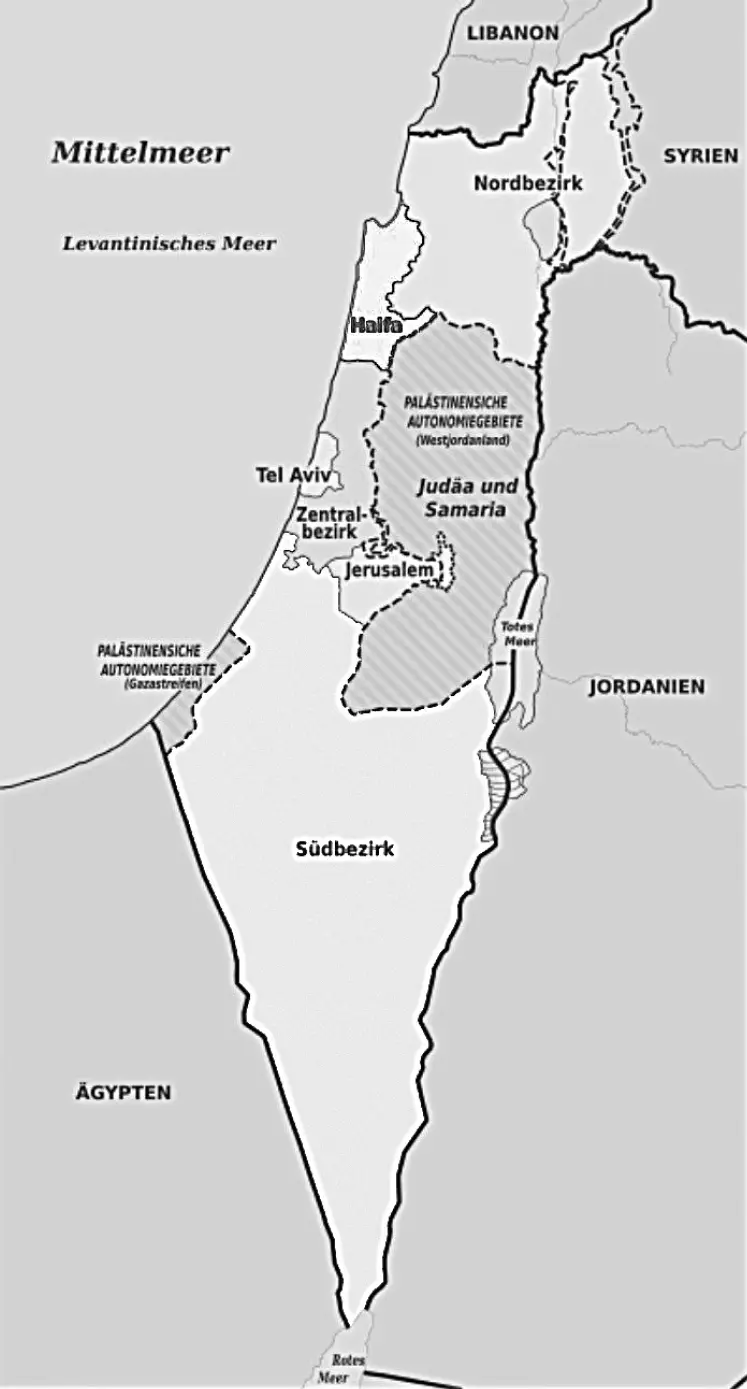 Abbildung 1 Israel heute Quelle Wikipedia INHALT HAUPTPERSONEN PROLOG - фото 3