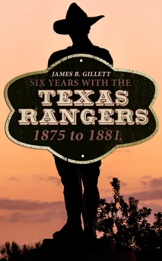 James B. Gillett Six Years With the Texas Rangers: 1875 to 1881 обложка книги