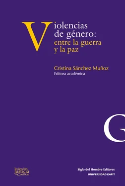 Gloria María Gallego García Violencias de género: entre la guerra y la paz обложка книги
