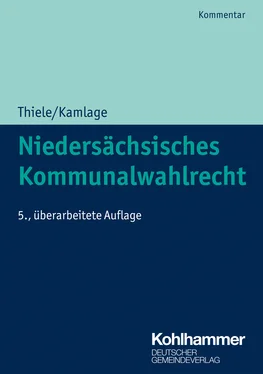 Werner Schiefel Niedersächsisches Kommunalwahlrecht обложка книги