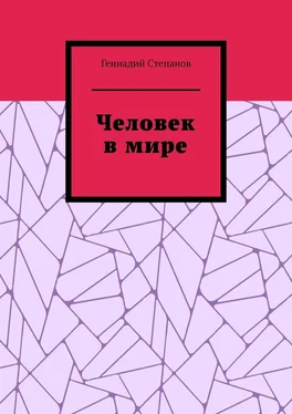 Геннадий Степанов Человек в мире обложка книги