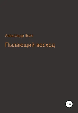 Александр Зеле Пылающий восход обложка книги