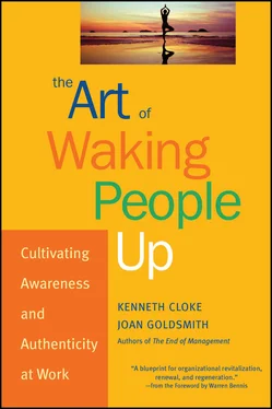 Kenneth Cloke The Art of Waking People Up обложка книги