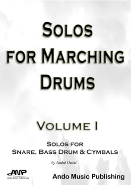 André Oettel Solos for Marching Drums - Volume 1 обложка книги