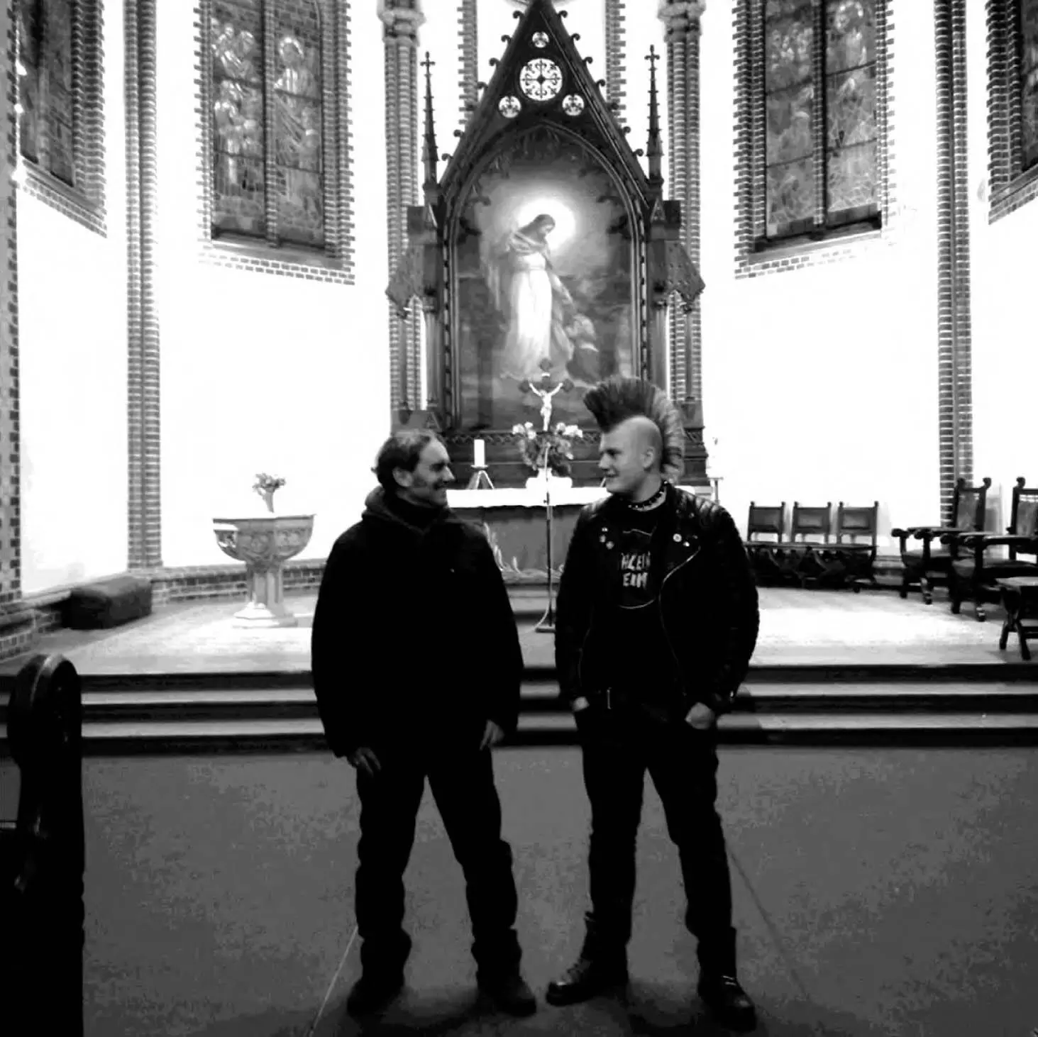 Geralf und Vincent in der Erlöserkirche in Berlin im Rahmen eines - фото 1