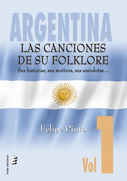 Felipe Pinto Argentina: Las canciones de su folklore обложка книги