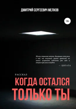 Дмитрий Мелков Когда остался только ты обложка книги