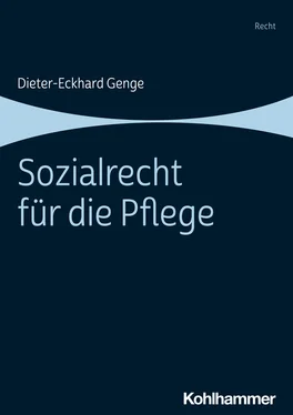 Dieter-Eckhard Genge Sozialrecht für die Pflege обложка книги