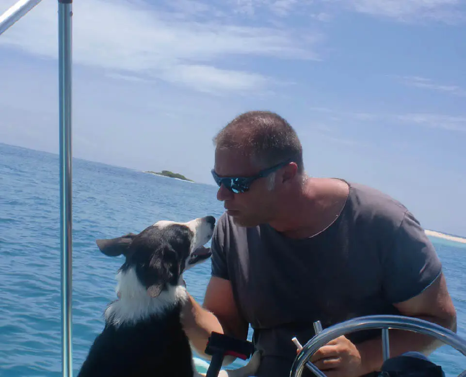 Mali und ich auf unserem Boot Mit Technik gegen die Einsamkeit Hier war ich - фото 6
