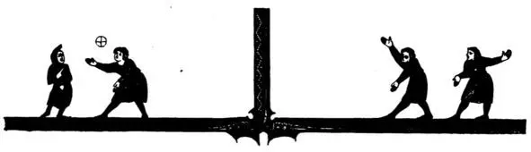 Рис1 Игроки в мяч Рисунок из книги Histoire de Lancelot ou S Graal - фото 2
