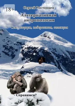 Сергей Ростовцев Альтернативная антропология. Секс, социум, педерастия, селекция обложка книги