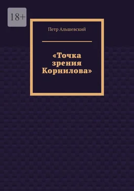 Петр Альшевский «Точка зрения Корнилова» обложка книги