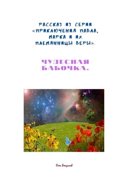 Олег Богуслав Рассказ из серии «Приключения Павла, Марка и их племянницы Веры». Чудесная бабочка обложка книги