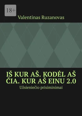 Valentinas Ruzanovas Iš kur aš. Kodėl aš čia. Kur aš einu 2.0. Užsieniečio prisiminimai обложка книги