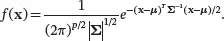 38 We denote the p dimensional normal distribution by Np μ Σ From - фото 73