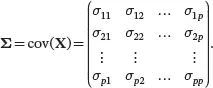 The i th diagonal element of Σis the population variance of X i The j k - фото 58