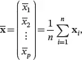 where xk is the sample mean of The sample covariance matrix Sis the matrix - фото 31