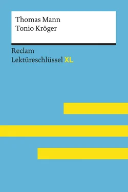 Swantje Ehlers Tonio Kröger von Thomas Mann: Reclam Lektüreschlüssel XL обложка книги