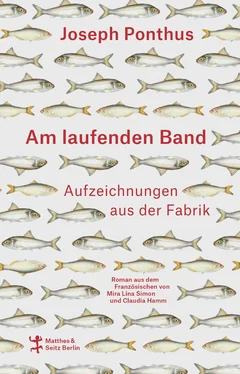 Joseph Ponthus Am laufenden Band обложка книги