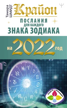 Тамара Шмидт Крайон. Послания для каждого знака зодиака на 2022 год обложка книги