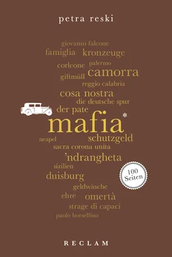 Petra Reski Mafia. 100 Seiten обложка книги