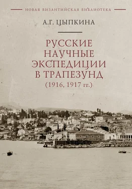 Анна Цыпкина Русские научные экспедиции в Трапезунд (1916, 1917 гг.) обложка книги