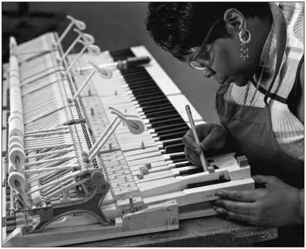 Компания SteinwaySons изготовляет свои фортепиано штучно применяя навыки - фото 1