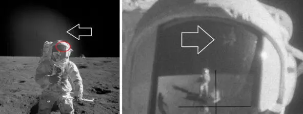 Если бы этот овальный след был дефектом фотографии то дефект распространился - фото 105