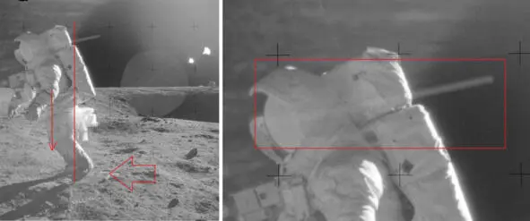 Этот же странный светлый прямоугольник проявляется в другой фотографии НАСА - фото 109