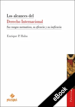 Enrique P. Haba Los alcances del Derecho Internacional обложка книги