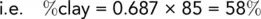 Based on the percentages of each fraction the soil may therefore be classified - фото 46