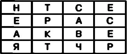 Теперь для создания криптограммы достаточно последовательно выписать буквы из - фото 89