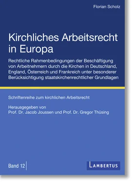 Florian Scholz Kirchliches Arbeitsrecht in Europa обложка книги