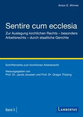 Anton E. Wirmer Sentire cum ecclesia обложка книги