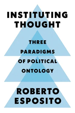Roberto Esposito Instituting Thought обложка книги