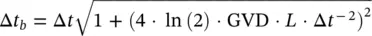 where L is the propagation length inside the material 19 Besides broadening - фото 297