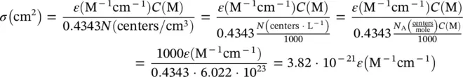 these quantities are related to the electronic states of absorbing centers as - фото 21