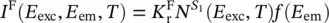 where the excitation E exc and the emission E em energies have been - фото 135