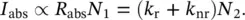 On the other hand the number of emitted photons is proportional to the number - фото 80