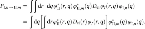 Hereafter we will use the notation 212 to indicate the electronic matrix - фото 165