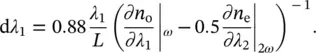 Therefore to increase the bandwidth of the doubled beam it is necessary to - фото 306